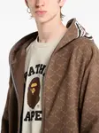 Толстовка с монограммой A BATHING APE, коричневый - фото 5