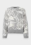 Джемпер Vero Moda VMKAILA O NECK PULLOVER, Mottled Grey - фото 5