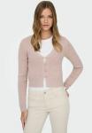 Кардиган ONLY Cardigan, Mushroom/Light Pink - фото 5