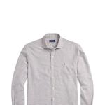 Хлопковая рубашка Polo Ralph Lauren, серый - фото 4