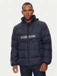 Пуховик стандартного кроя Napapijri, синий - фото