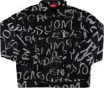 Куртка Supreme Black Ark Denim Trucker Jacket 'Black', черный - фото