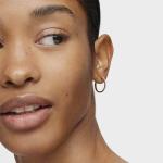 Серьги-кольца Tous Les Classiques Short, золото/бриллианты - фото 6