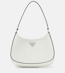 Cleo Маленькая кожаная сумка через плечо Prada, белый - фото