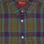 Рубашка Supreme Basket Weave Plaid Shirt 'Yellow', желтый - фото 4