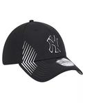 Мужская черная кепка New York Yankees Active Dash Mark 39THIRTY Flex New Era, черный - фото 3