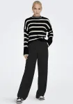 Only свитер с воротником-стойкой "ONLIBI L/S HIGNECK PULLOVER", цвет Black Stripes - фото 4