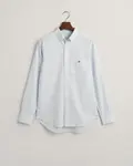 Рубашка с длинными рукавами "REG POPLIN STRIPE SHIRT" Gant, голубой - фото 5