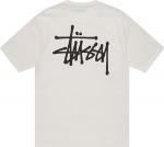 Футболка Stussy Basic Pigment Dyed Tee 'Natural', кремовый - фото 3