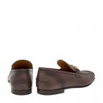 Лоферы GUCCI Jordaan moccasins, коричневый - фото 3