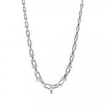 Колье Tiffany & Co. Graduated Link, серебро - фото