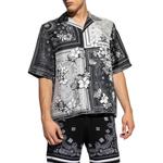 Футболка для боулинга с принтом банданы AMIRI, разноцветная - фото 4