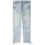 Джинсы Rhude Reza Denim Double Knee, светло-синий - фото