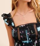 Мини-платье Leanne в черном цвете For Love & Lemons - фото 4