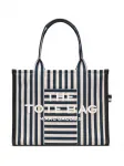 Сумка The Large Stripe Canvas MARC JACOBS, синий - фото