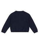 Детский хлопковый кардиган Il Gufo, синий - фото 2