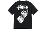 Футболка Stussy Fuzzy Dice Дымчатая, Черный - фото 7