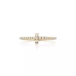 Кольцо Tiffany & Co. Diamond Wire Band, золото - фото