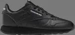 Кроссовки classic leather big kid 'triple black' Reebok, черный - фото 2