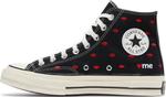 Кроссовки Converse Chuck 70 Embroidered Lips High Love Me, черный - фото 2
