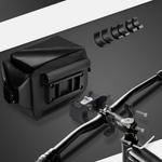 Сумка Valkental Велосипедная 3 в 1 на руль, черный - фото 5