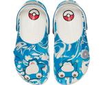 Сабо Crocs Classic Clog x Pokémon, Snorlax, голубой - фото