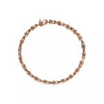 Браслет Tiffany & Co. Micro Link, розовое золото - фото