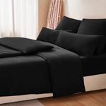 Комплект постельного белья RUIKASI, 4 предмета, 135х200/80x80, черный - фото 5