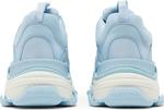 Кроссовки Balenciaga Triple S Sneaker Allover Logo - Light Blue, синий - фото 6