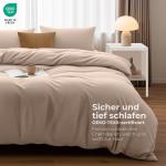 Комплект постельного белья Utopia Bedding, 3 предмета, 200x200/50x75 см, бежевый - фото 2