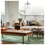 Ковер IKEA STOCKHOLM 2025, 240x300 см, цвет green/white/black handwoven - фото 2