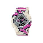 CASIO Часы Men Liquid Crystal/Analog Dual Display Series 51.2mm Silver Watch GA-110SS-1APR - фото