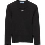 Трикотаж женский черный Prada - фото