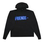 Толстовка Vlone Friends Черный/Синий - фото