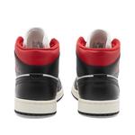 Кроссовки Nike Air Jordan 1 Mid W, черный, белый, красный - фото 2