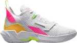 Кроссовки Jordan Why Not Zer0.4 White Citron Pulse Hyper Pink, белый - фото