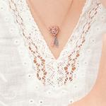 Pandora Женское колье из розового золота - фото 6