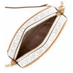 Сумка Michael Kors Jet Set Charm Oval, белый - фото 4