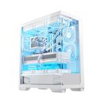 Корпус ThundeRobot Black Warrior, M-ATX, Mid Tower, белый - фото