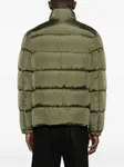 Стеганое утепленное пальто MONCLER, зеленый - фото 4