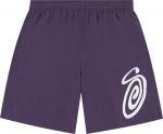 Шорты Stussy Curly S Water Short 'Purple', фиолетовый - фото