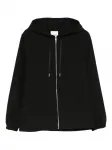 Худи на молнии Sandro, черный - фото