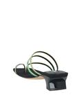 Сандалии Sergio Rossi, зеленый - фото 3