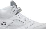 Кроссовки Air Jordan 5 Retro Metallic White 2015, белый - фото 2