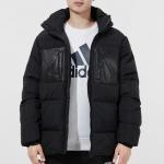 Пуховик Adidas Originals Solid Color hooded, черный - фото 3