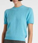 Кашемировый топ Prada, синий - фото 4