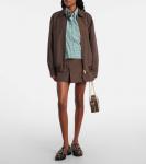 Кожаные мокасины с пряжкой-ремень Mach & Mach, Brown - фото 3