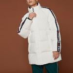 Пуховик унисекс белый Fila, белый - фото 4