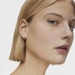 Серьга-кольцо одинарная Tous Basics Textured, 10 мм, золото - фото 5