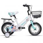 Велосипед детский MISAKI Chino 1 12", белый/зеленый - фото
